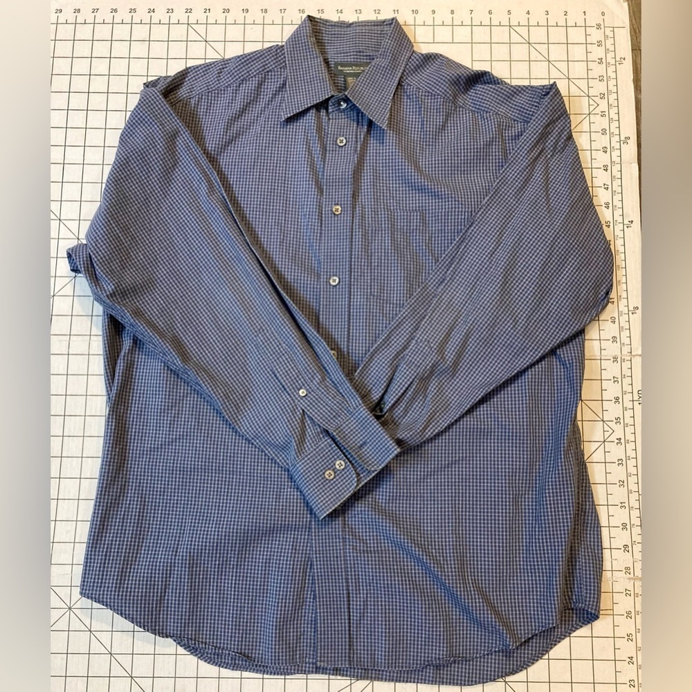 Banana Republic Men’s Size Large Blue Haberdashery Button Down Shirt